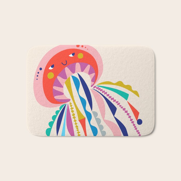 Little Jellyfish Bath Mat Gallery Image 1