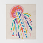 Little Jellyfish Throw Blanket Gallery Image 2