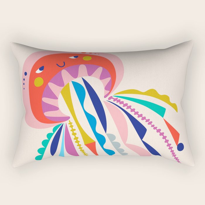 Little Jellyfish Rectangular Pillow Gallery Image 1