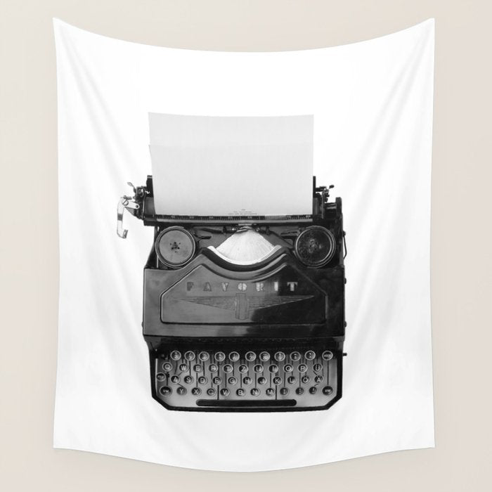 typewriter Wall Tapestry Gallery Image 4