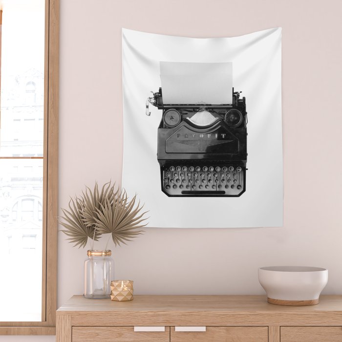 typewriter Wall Tapestry Gallery Image 2