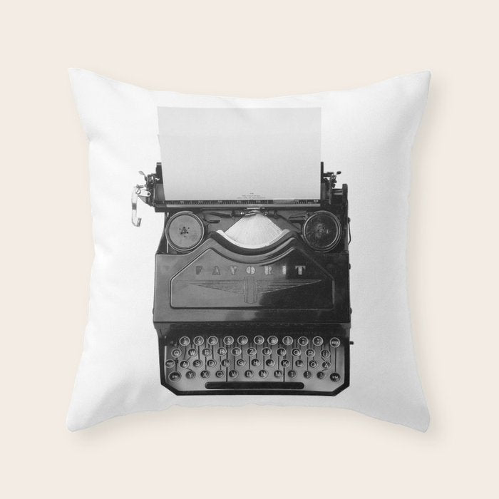 typewriter Throw Pillow Gallery Image 6