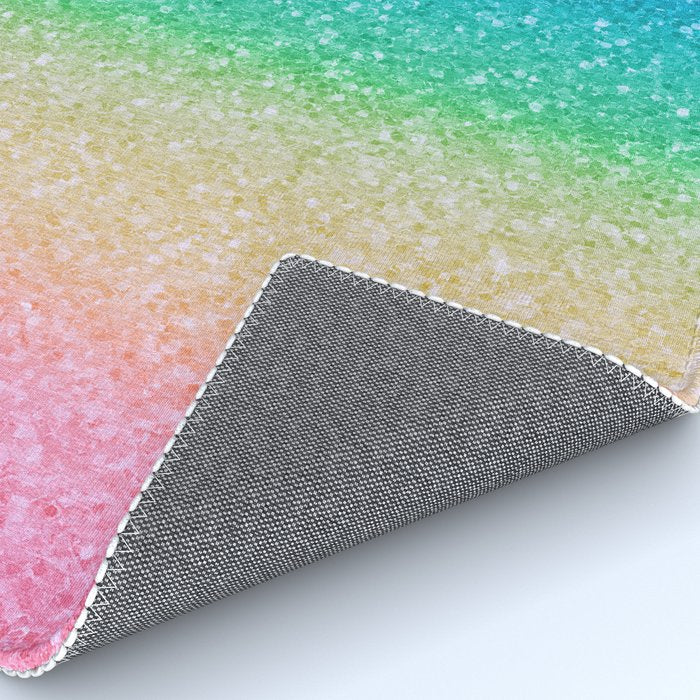 Rainbow Glitter Rug Gallery Image 4