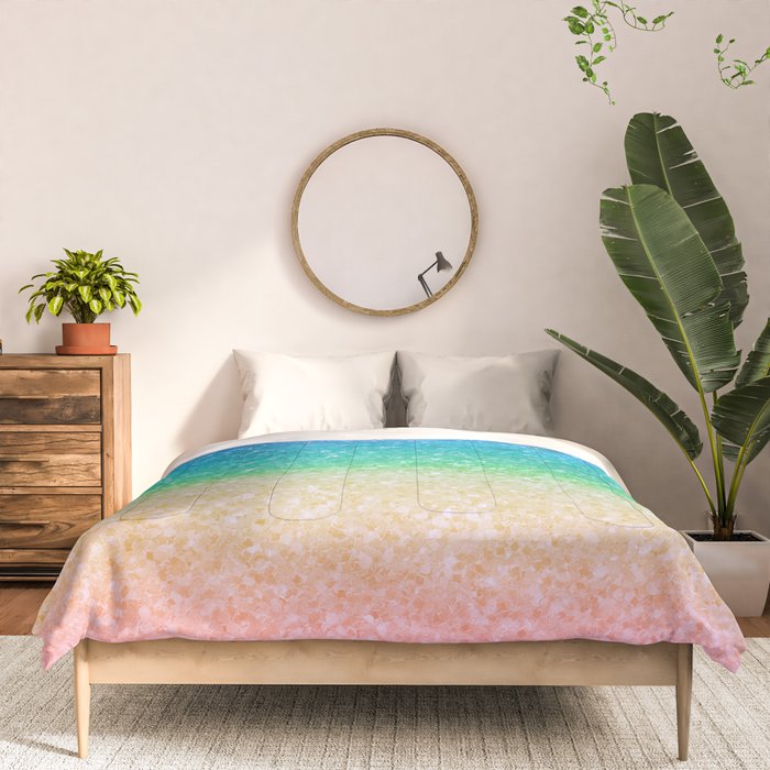 Rainbow Glitter Comforter Gallery Image 3