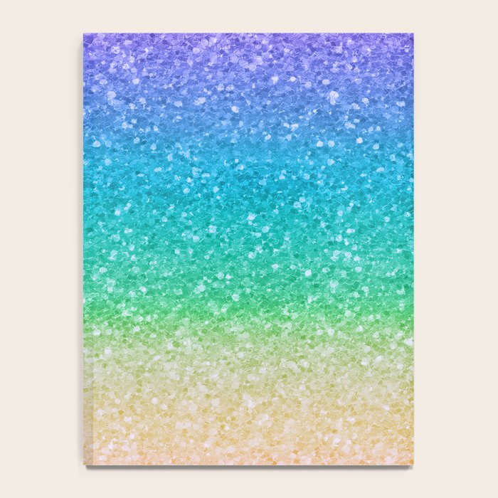 Rainbow Glitter Notebook Gallery Image 4