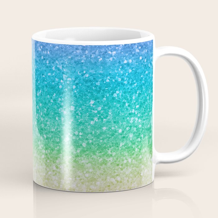 Rainbow Glitter Coffee Mug Gallery Image 1