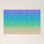 Rainbow Glitter Welcome Mat Gallery Image 1