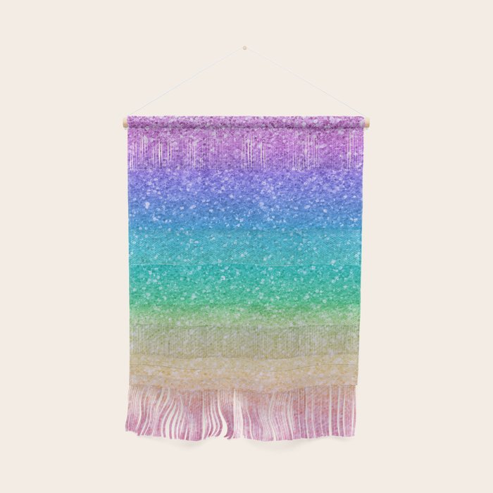 Rainbow Glitter Wall Hanging Gallery Image 1