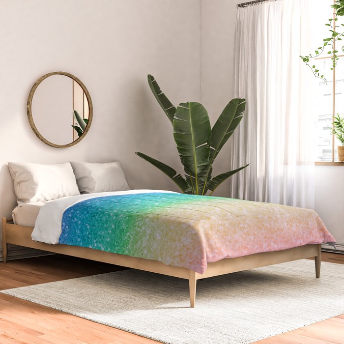 Rainbow Glitter Comforter Gallery Image 2