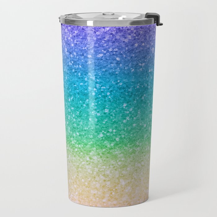 Rainbow Glitter Travel Mug Gallery Image 2