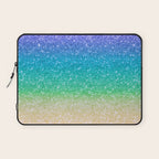Rainbow Glitter Laptop Sleeve Gallery Image 1