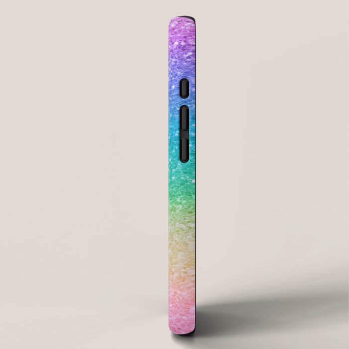 Rainbow Glitter iPhone Case Gallery Image 2