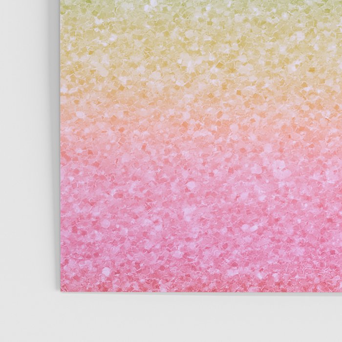 Rainbow Glitter Poster Gallery Image 3