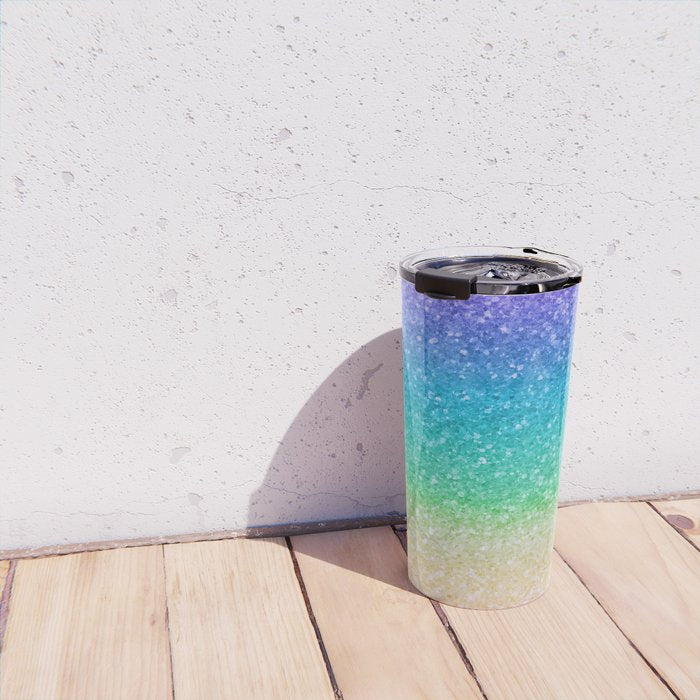 Rainbow Glitter Travel Mug Gallery Image 4