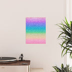 Rainbow Glitter Poster Gallery Image 2