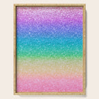 Rainbow Glitter Serving Tray Gallery Image 1
