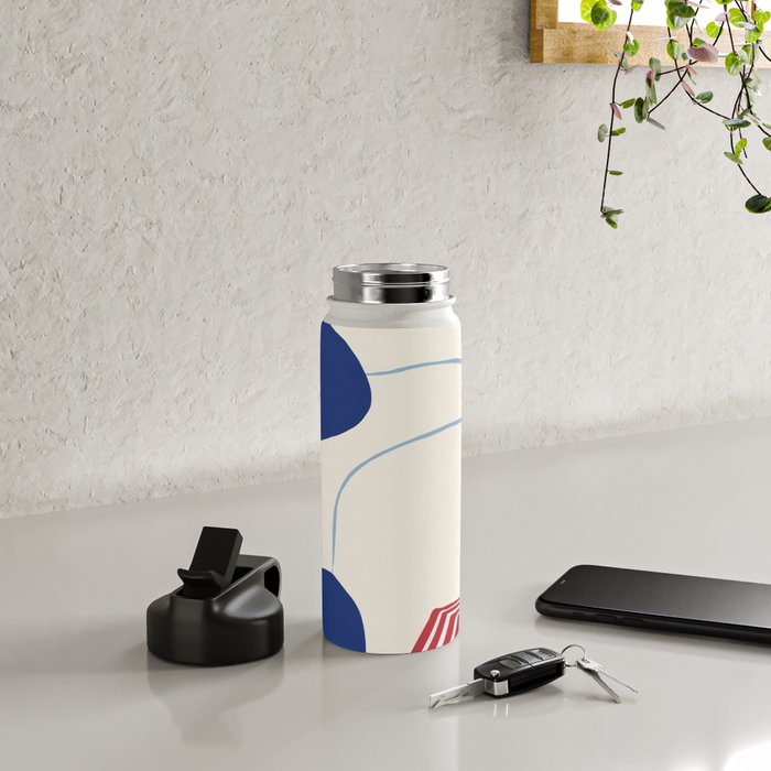 Still life flower pottery Water Bottle Gallery Image 4