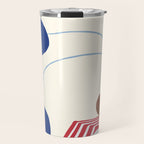 Still life flower pottery Travel Mug Gallery Image 1