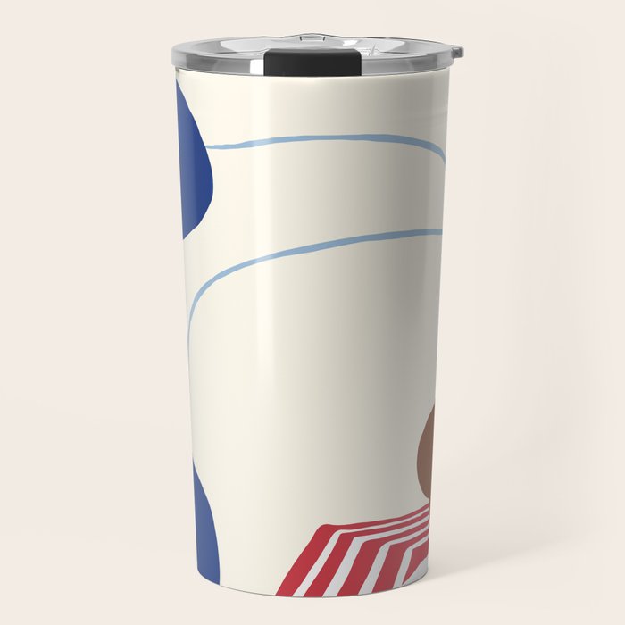 Still life flower pottery Travel Mug Gallery Image 1