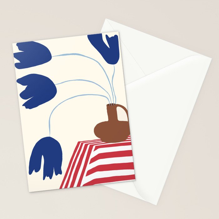 Still life flower pottery Stationery Card Gallery Image 2