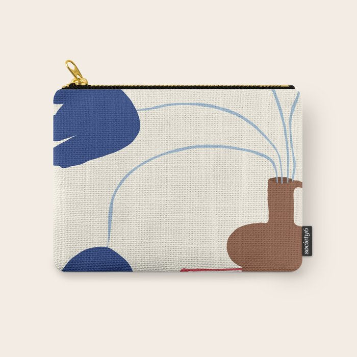 Still life flower pottery Carry All Pouch Gallery Image 1