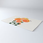 Orange Garden Flowers Rug Gallery Image 3