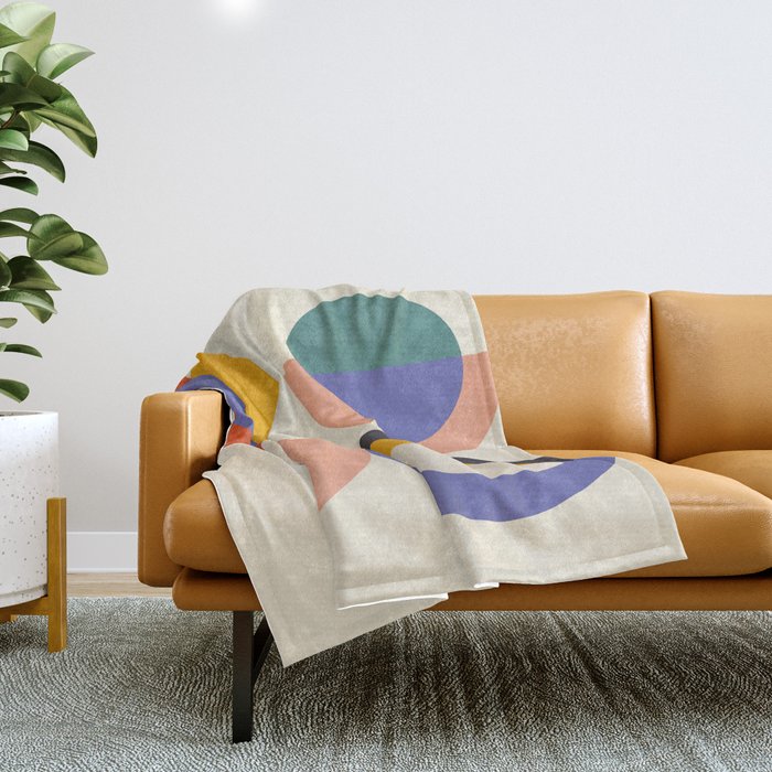 mid century modern 2022 4 Throw Blanket Gallery Image 1