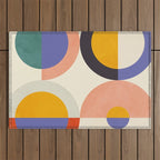mid century modern 2022 4 Outdoor Rug Gallery Image 1