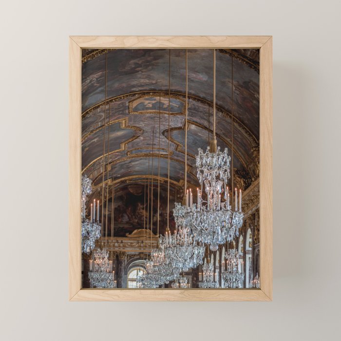 French Palace Chandeliers Mini Art Print Gallery Image 1