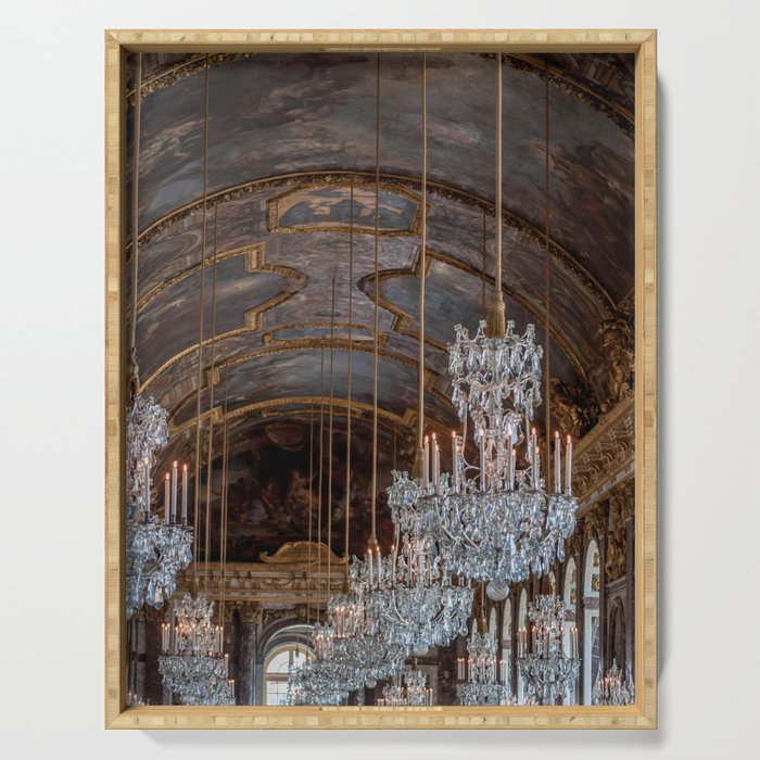 French Palace Chandeliers Serving Tray Gallery Image 1