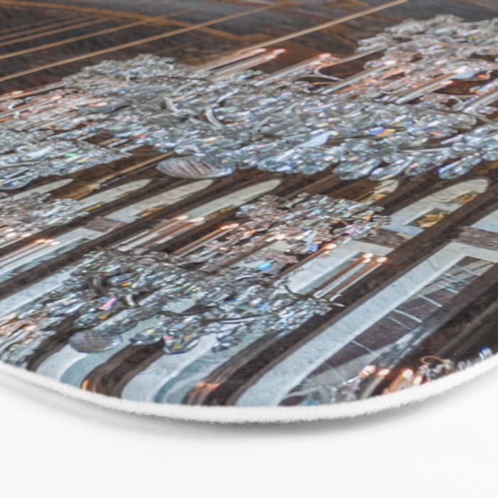 French Palace Chandeliers Bath Mat Gallery Image 3