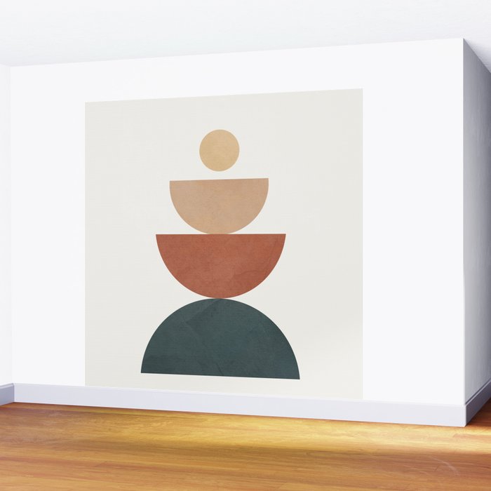 Shape Balance 04 Wall Mural Gallery Image 2