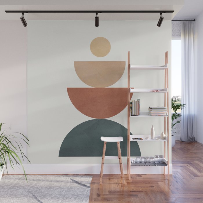 Shape Balance 04 Wall Mural Gallery Image 1