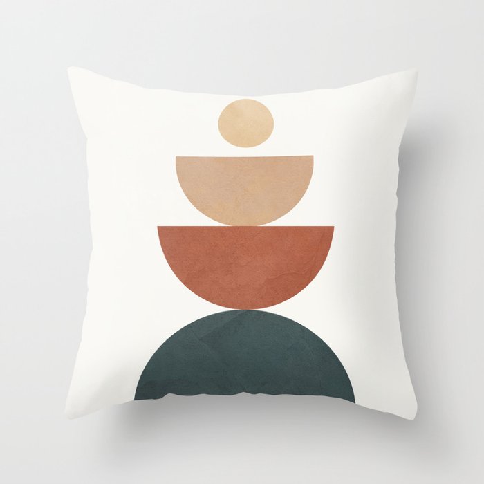 Shape Balance 04 Throw Pillow Gallery Image 6