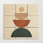 Shape Balance 04 Wood Wall Art Gallery Image 1