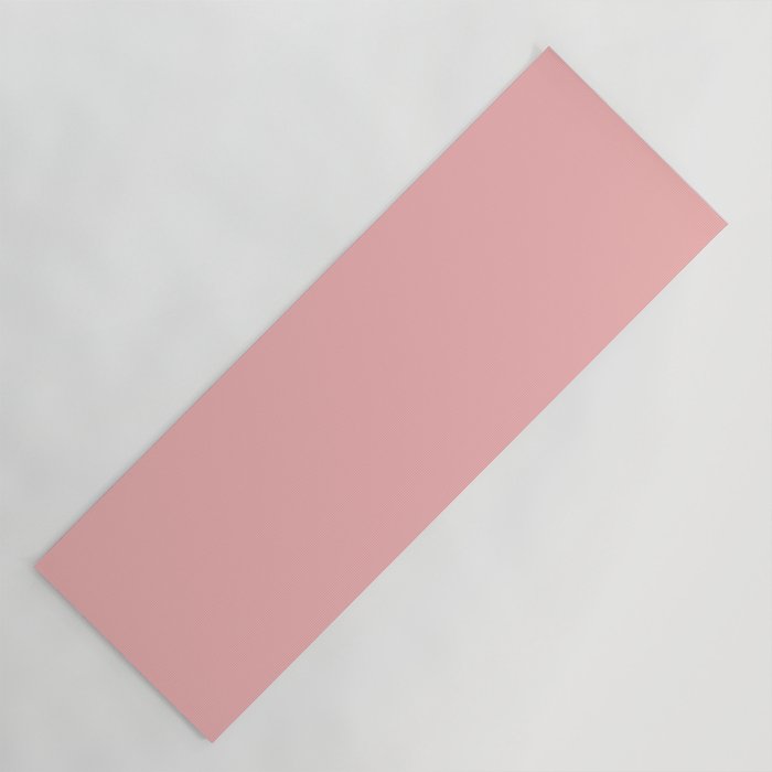Blush Pink Solid for Pink and Orange Collection Yoga Mat Gallery Image 1