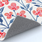 Cherry Blossoms - Melon & Navy Palette Rug Gallery Image 4