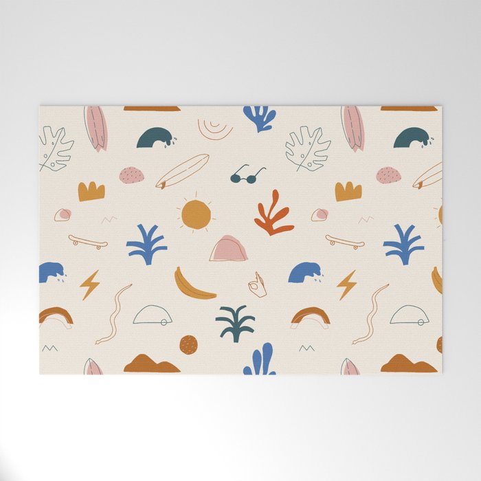 Good vibes Welcome Mat Gallery Image 1