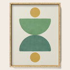 Half-circle Balance - Green Gold Serving Tray Gallery Image 1