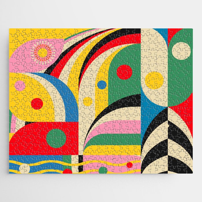 Barcelona Artists Inspired Abstract Geometry  Jigsaw Puzzle Gallery Image 1
