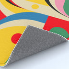 Barcelona Artists Inspired Abstract Geometry  Rug Gallery Image 4