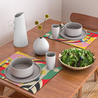 Barcelona Artists Inspired Abstract Geometry  Placemat Gallery Image 2