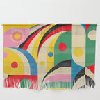 Barcelona Artists Inspired Abstract Geometry  Wall Hanging Gallery Image 1
