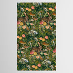 Zinnia Mushroom Garden Tablecloth Gallery Image 2