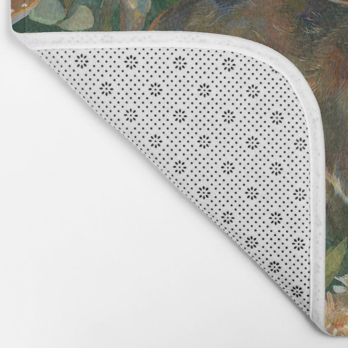 Zinnia Mushroom Garden Bath Mat Gallery Image 2