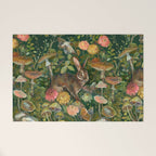 Zinnia Mushroom Garden Welcome Mat Gallery Image 1