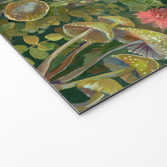 Zinnia Mushroom Garden Welcome Mat Gallery Image 2