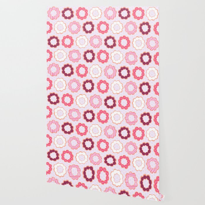 Mochi Donuts Pattern Wallpaper Gallery Image 2