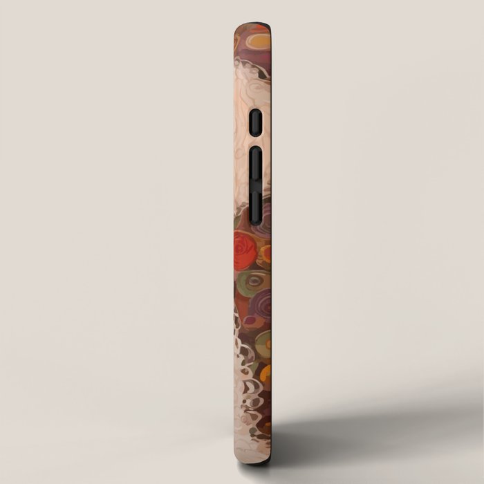 White Klimt Dog with Curly Hair iPhone Case Gallery Image 2