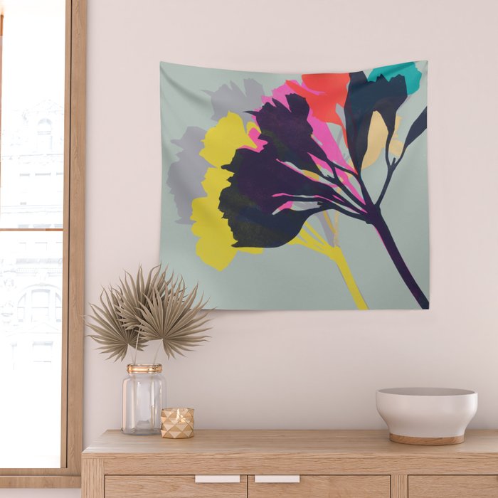 alstroemeria 6 Wall Tapestry Gallery Image 2